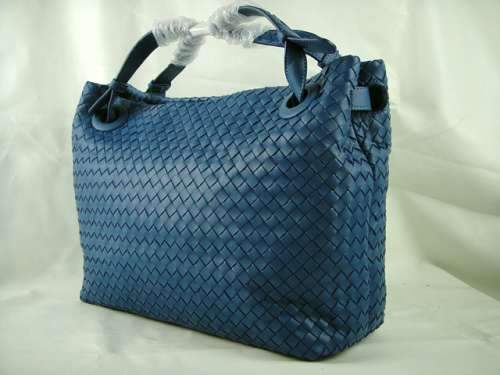Bottega Veneta Lambskin Tote Bag 1032 blue - Click Image to Close